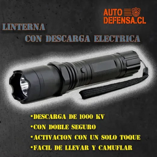 electroshock paralizador, seguridad y confianza para caminar en las calles